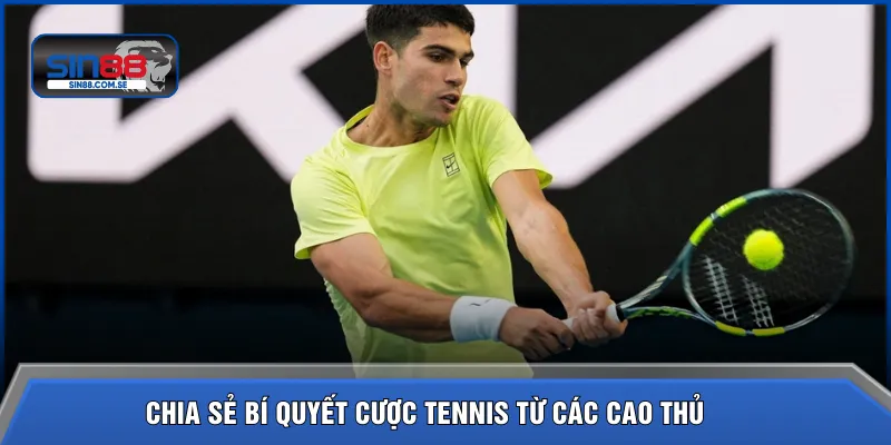 Chia sẻ bí quyết cược tennis từ các cao thủ